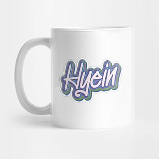 New Jeans Newjeans Hyein name graffiti text typography tokki bunnies | Morcaworks Mug